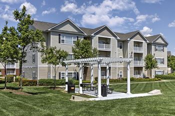 Beautiful Landscaping and Park-like Setting at Abberly Grove Apartment Homes by HHHunt, Raleigh, 27610